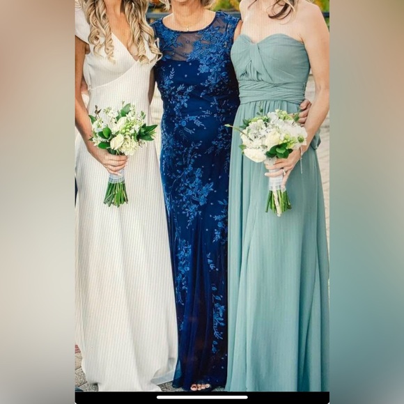 Von Maur | Dresses | Formal Wedding Guest Or Mother Of The Bride Navy ...